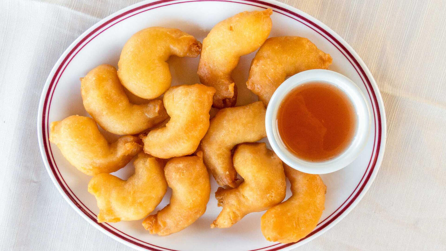 Fried Battered Shrimp SSS 85. Fried Battered Shrimp SSS (sauce on side)